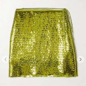 Oseree Sequin Mini Skirt